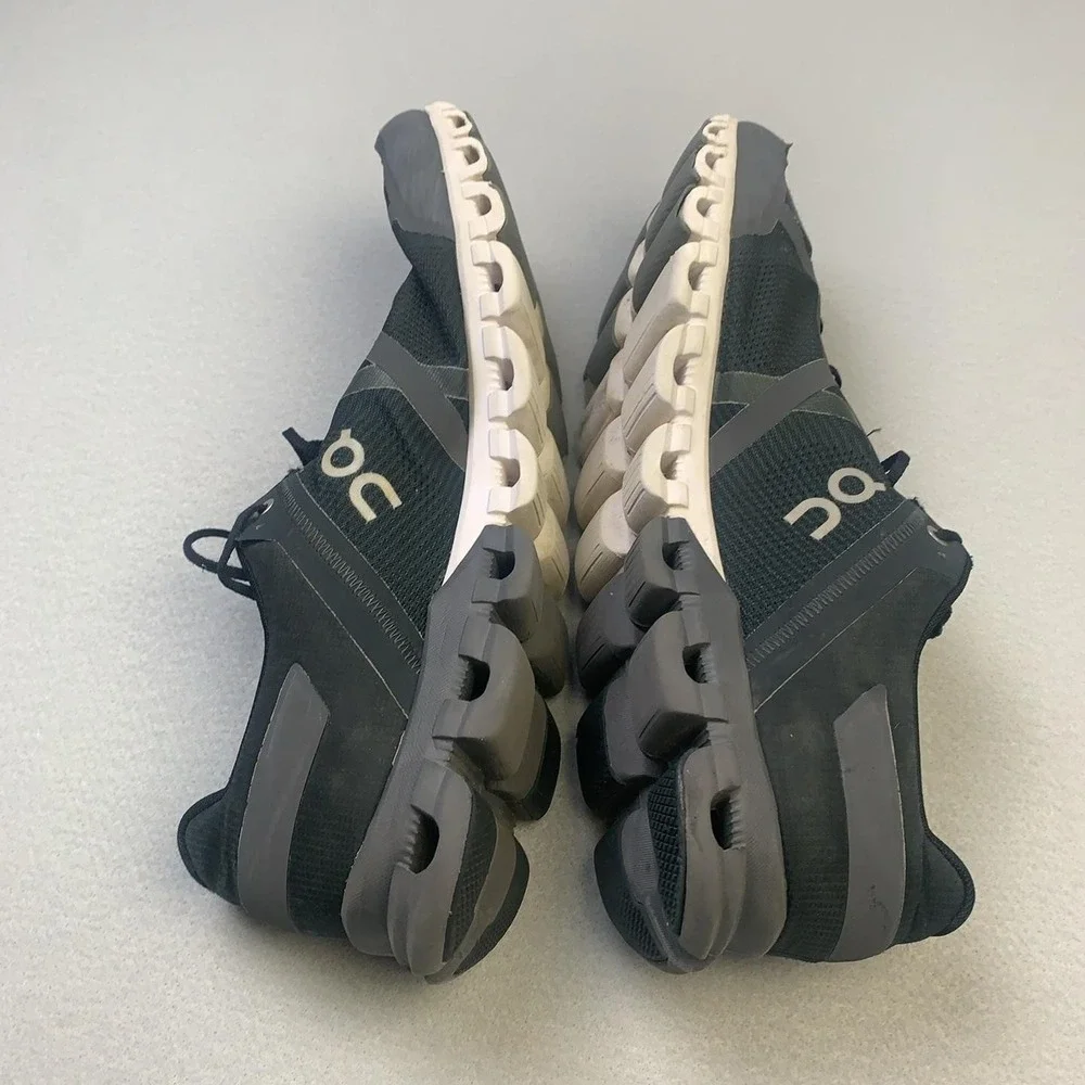 On Running Shoes Mens Size 14 Black Mesh CloudTec Running Athletic Sneakers